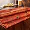 Fabric Traditions Halloween Orange Glitter Spider Web Home Décor Fabric
